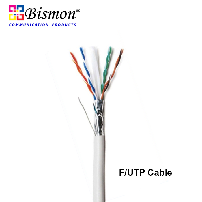 CAT6A F/UTP XG (500MHz) 23AWG CABLE, UL CMR, WHT, 305M/Roll